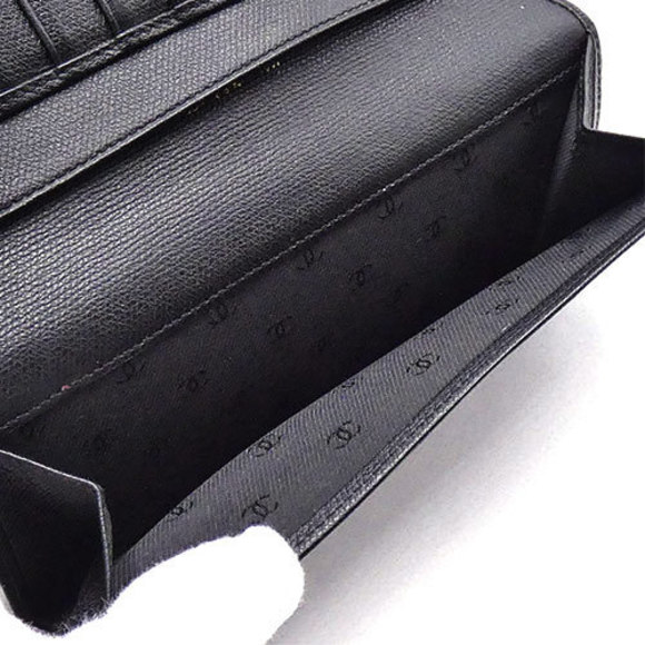 CHANEL Wallet CC Coco Button BifLong Wallet Black - Picture 11 of 16